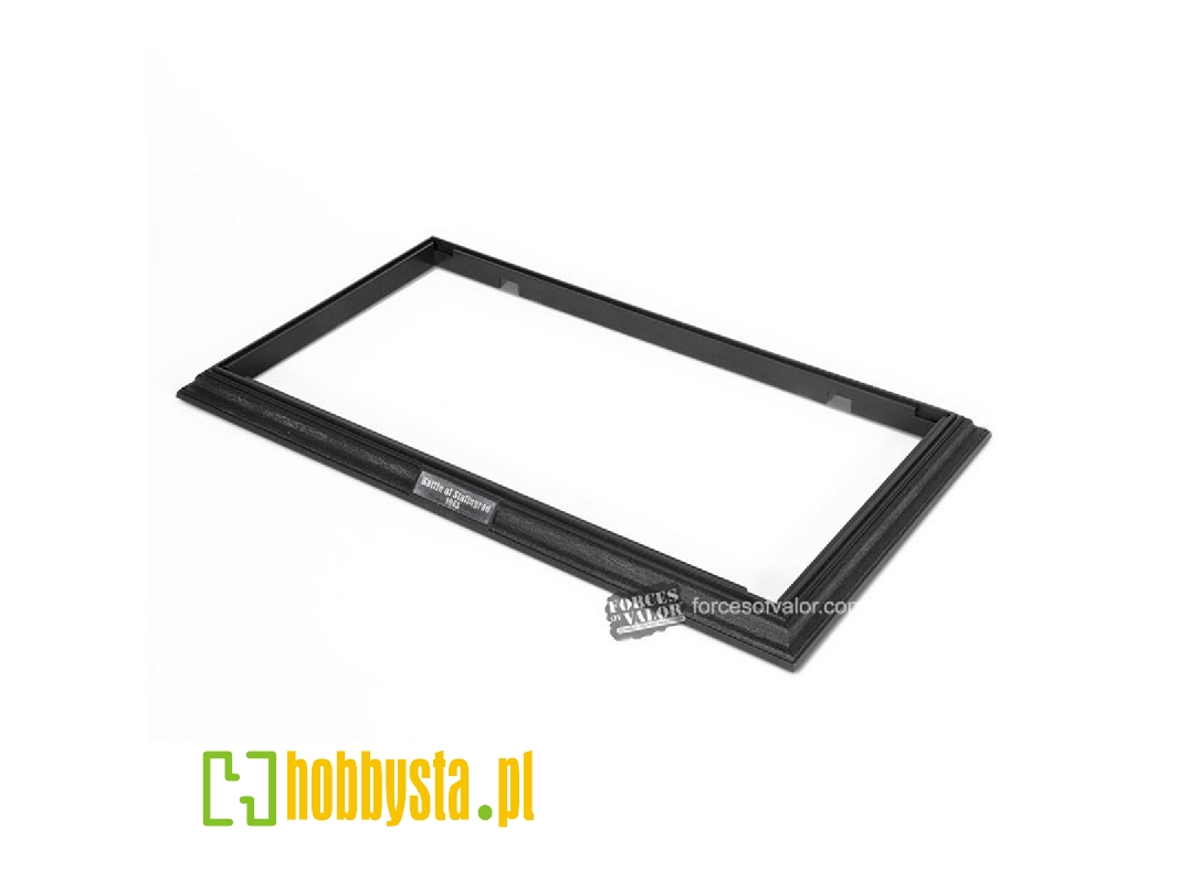 Display Base Frames (Medium Size) 353mm X 200mm X 17mm - Blackwood (3 Metal Nameplates) - zdjęcie 1