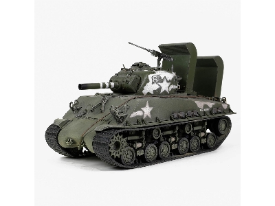 U.S. Medium Tank Sherman M4e8 (105) Hvss With Deep Wading Gear (Engine Plus Series) - zdjęcie 4