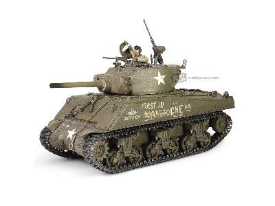U.S. Medium Tank Sherman M4a3e2 (75) Jumbo 'cobra King' (Engine Plus Series) - zdjęcie 1