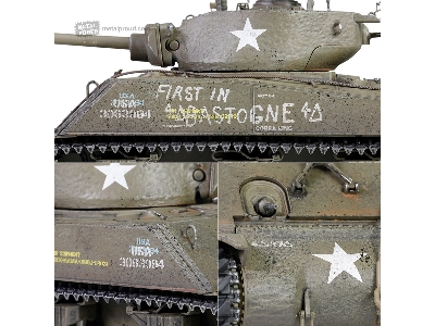 U.S. Medium Tank Sherman M4a3e2 (75) Jumbo 'cobra King' (Engine Plus Series) - zdjęcie 12