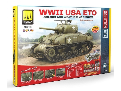 Solution Box 20 - Wwii Usa Eto - Colors And Weathering System - zdjęcie 1