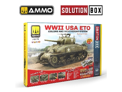 Solution Box 20 - Wwii Usa Eto - Colors And Weathering System - zdjęcie 2