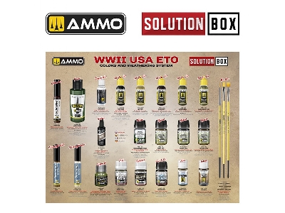 Solution Box 20 - Wwii Usa Eto - Colors And Weathering System - zdjęcie 7