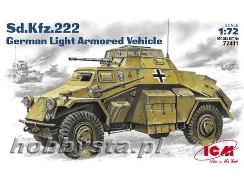 Sd.Kfz 222 German Light Armored Vehicle - zdjęcie 1