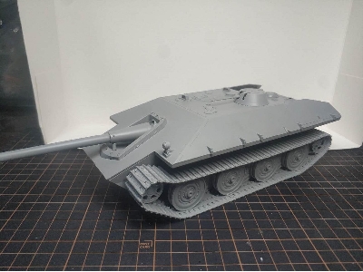 Fist Of War German Wwii E-60 Heavy Jadge Panther With 128mm Gun - zdjęcie 8