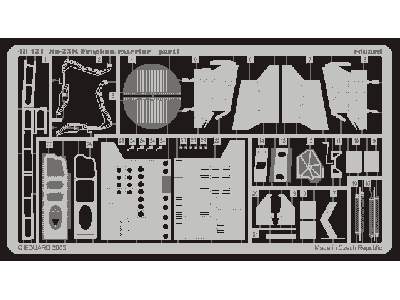  Su-25K Frogfoot exterior 1/48 - Kovozavody Prostejov - blaszki - zdjęcie 2