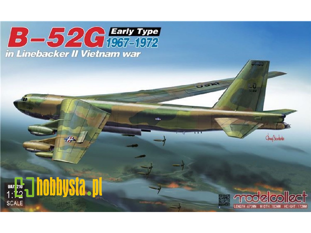 B-52g Early Type In Linebacker Ii Vietnam War 1967-1972 - zdjęcie 1 B-52g Early Type In Linebacker Ii Vietnam War 1967-1972 - zdjęcie 1