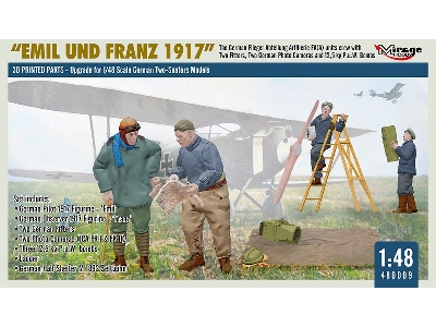 Wwi German Fa(A) Units Crew 'emil Und Franz 1917' With Equipment - zdjęcie 1