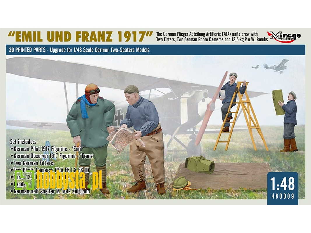 Wwi German Fa(A) Units Crew 'emil Und Franz 1917' With Equipment - zdjęcie 1