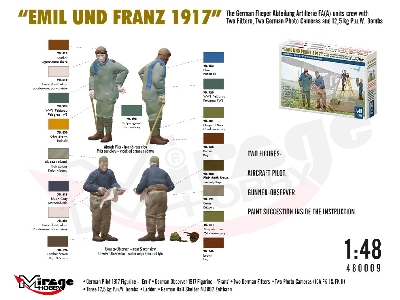 Wwi German Fa(A) Units Crew 'emil Und Franz 1917' With Equipment - zdjęcie 5