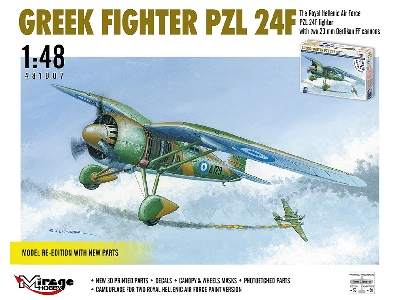 Greek Fighter Pzl 24f W/ 20mm Oerlikon [2022 Upgraded Re-edition] - zdjęcie 2