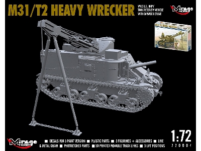M31/T2 Heavy Wrecker, Ww2 U.S. Army Tank Recovery Vehicle With Garwood Crane - zdjęcie 2