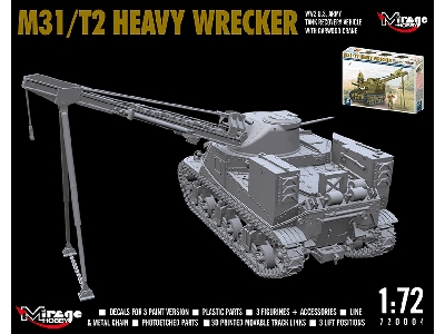 M31/T2 Heavy Wrecker, Ww2 U.S. Army Tank Recovery Vehicle With Garwood Crane - zdjęcie 3