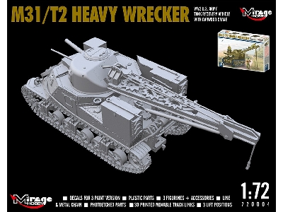 M31/T2 Heavy Wrecker, Ww2 U.S. Army Tank Recovery Vehicle With Garwood Crane - zdjęcie 5