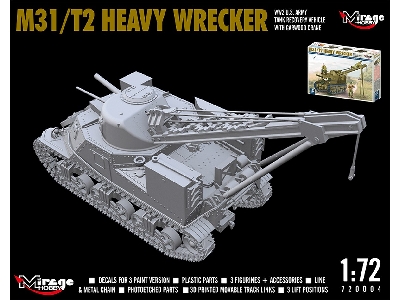 M31/T2 Heavy Wrecker, Ww2 U.S. Army Tank Recovery Vehicle With Garwood Crane - zdjęcie 6