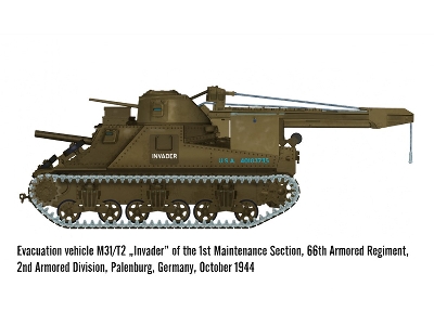 M31/T2 Heavy Wrecker, Ww2 U.S. Army Tank Recovery Vehicle With Garwood Crane - zdjęcie 9