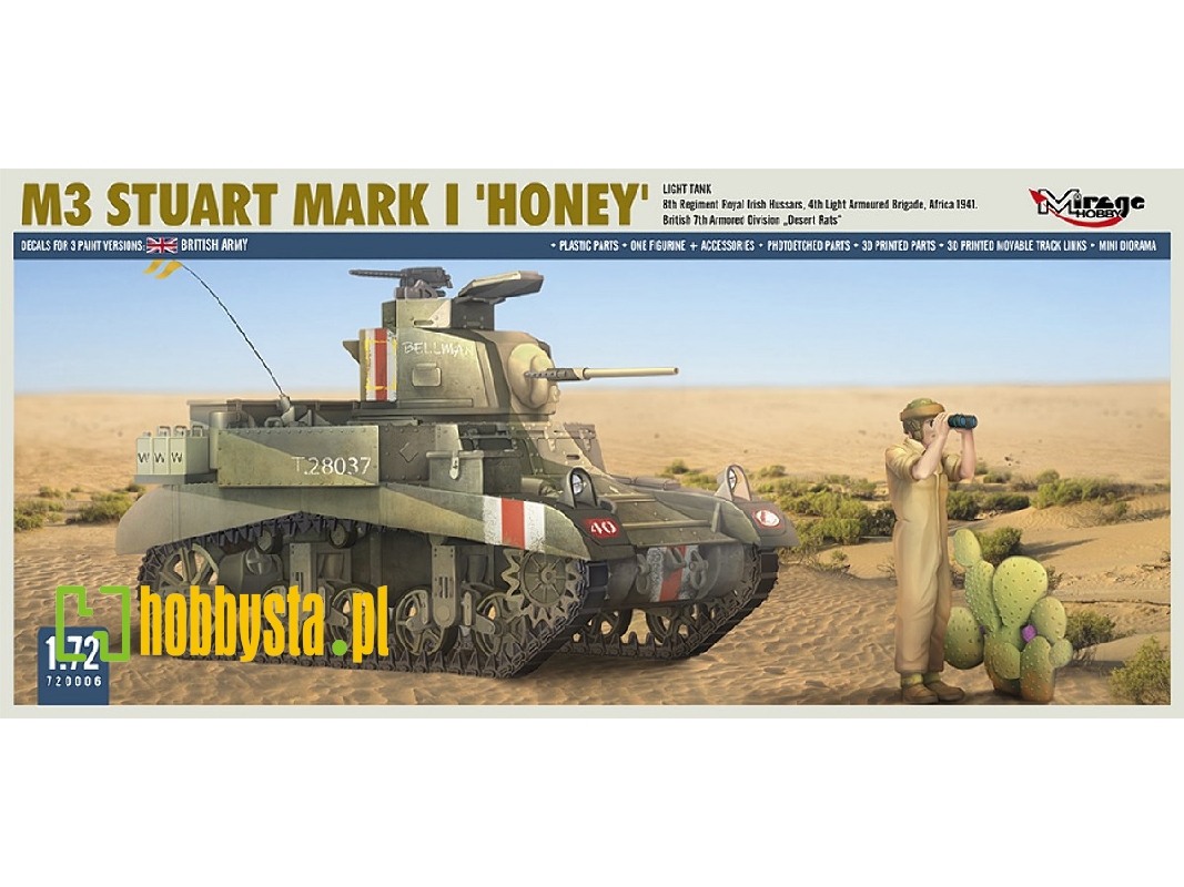M3 Stuart Mk.I 'honey' Light Tank - zdjęcie 1 M3 Stuart Mk.I 'honey' Light Tank - zdjęcie 1