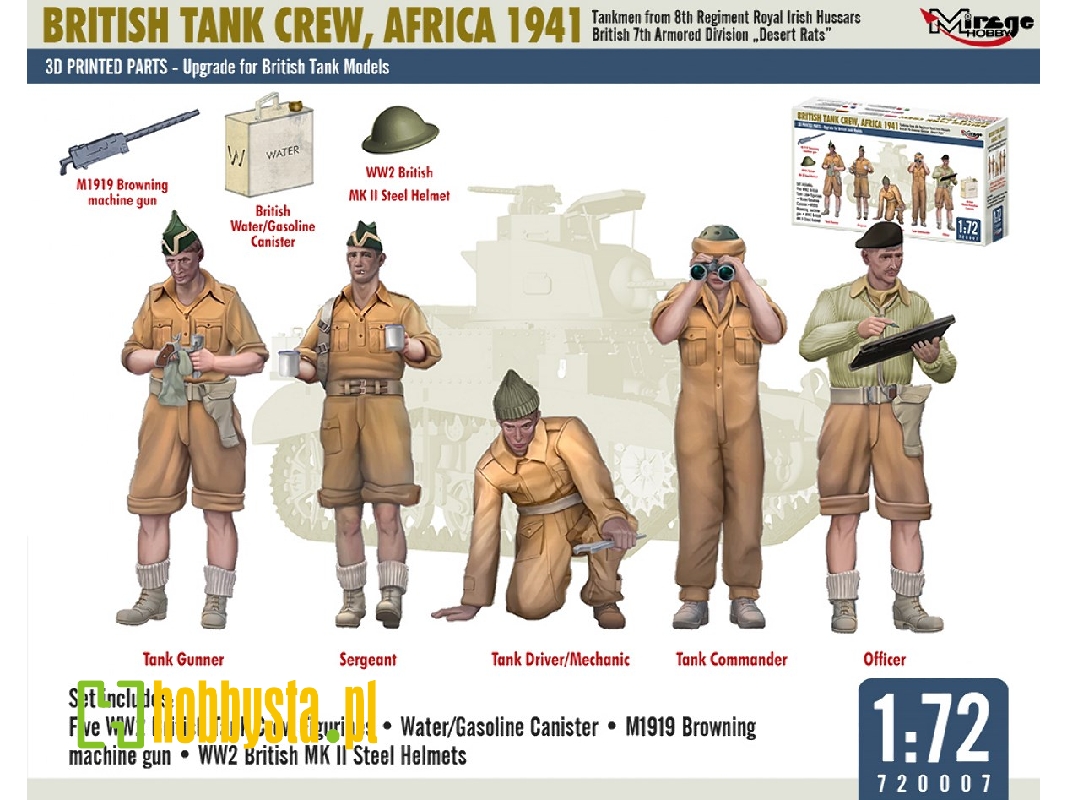 British Tank Crew, Africa 1941 - zdjęcie 1 British Tank Crew, Africa 1941 - zdjęcie 1