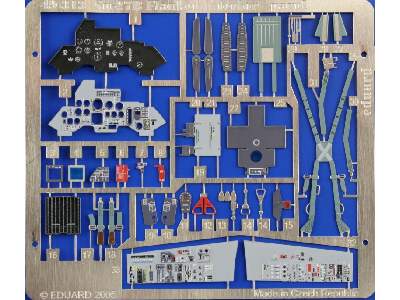  Su-27 Flanker B interior 1/48 - Academy Minicraft - blaszki - zdjęcie 4