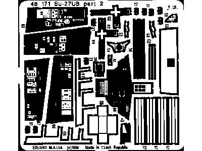  Su-27UB 1/48 - Academy Minicraft - blaszki - zdjęcie 3