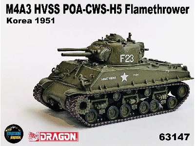 M4a3 Hvss Poa-cws-h5 Flamethrower Korea 1951 - zdjęcie 1