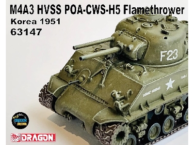 M4a3 Hvss Poa-cws-h5 Flamethrower Korea 1951 - zdjęcie 2