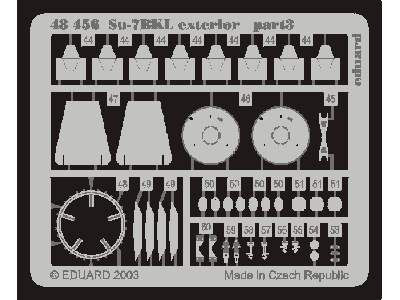  Su-7BKL exterior 1/48 - Kovozavody Prostejov - blaszki - zdjęcie 4