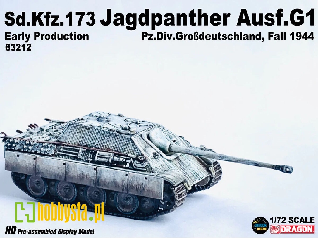 Sd.Kfz.173 Jagdpanther Ausf.G1 Early Production - Pz.Div.Grossdeutschland, Fall 1944 - zdjęcie 1