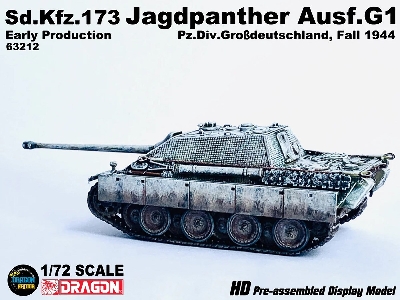 Sd.Kfz.173 Jagdpanther Ausf.G1 Early Production - Pz.Div.Grossdeutschland, Fall 1944 - zdjęcie 3