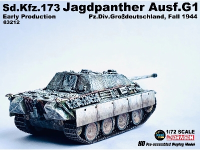 Sd.Kfz.173 Jagdpanther Ausf.G1 Early Production - Pz.Div.Grossdeutschland, Fall 1944 - zdjęcie 4