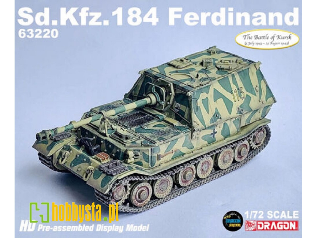 Sd.Kfz.184 Ferdinand S.Pz.Jg.Abt.653 - Kursk 1943 - Version 2 - zdjęcie 1 Sd.Kfz.184 Ferdinand S.Pz.Jg.Abt.653 - Kursk 1943 - Version 2 - zdjęcie 1