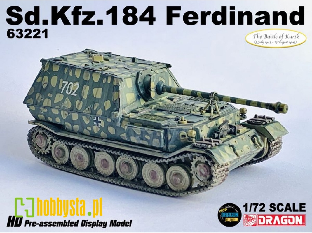 Sd.Kfz.184 Ferdinand S.Pz.Jg.Abt.654 - Kursk 1943 - zdjęcie 1