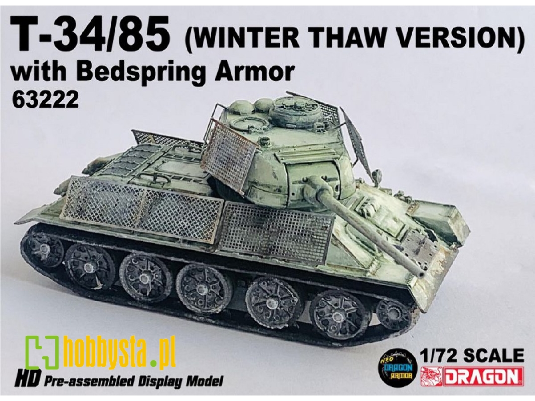 T-34/85 With Bedspring Armor (Winter Thaw Version) - zdjęcie 1 T-34/85 With Bedspring Armor (Winter Thaw Version) - zdjęcie 1