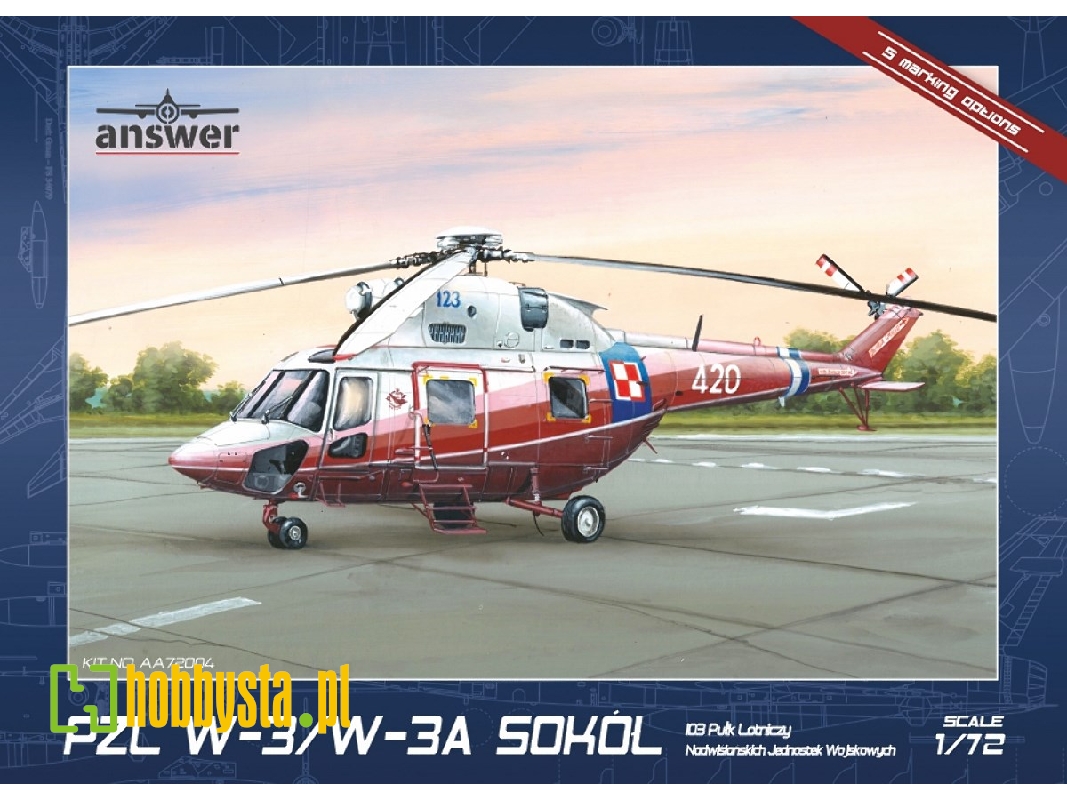 Pzl W-3/W-3a Sokół - 103 Pułk Lotniczy Nadwiślańskich Jednostek Wojskowych - zdjęcie 1 Pzl W-3/W-3a Sokół - 103 Pułk Lotniczy Nadwiślańskich Jednostek Wojskowych - zdjęcie 1