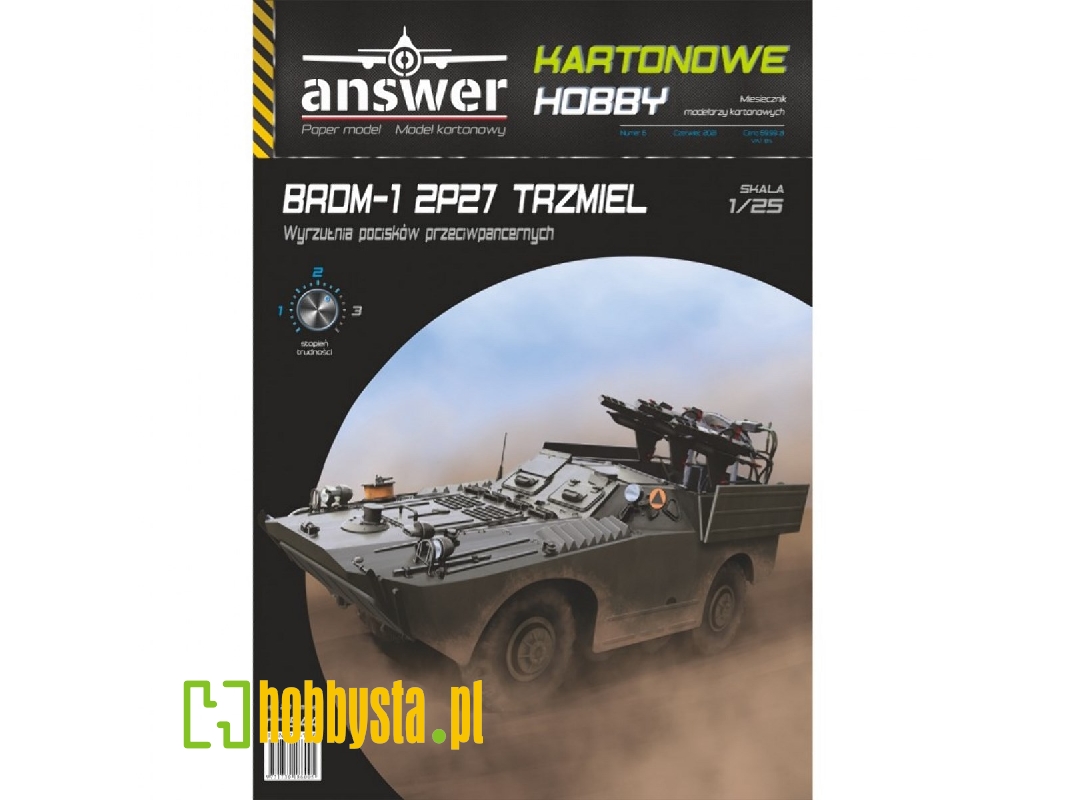 Brdm-1 2p27 Trzmiel - Wyrzutnia Pocisków Przeciwpancernych - zdjęcie 1