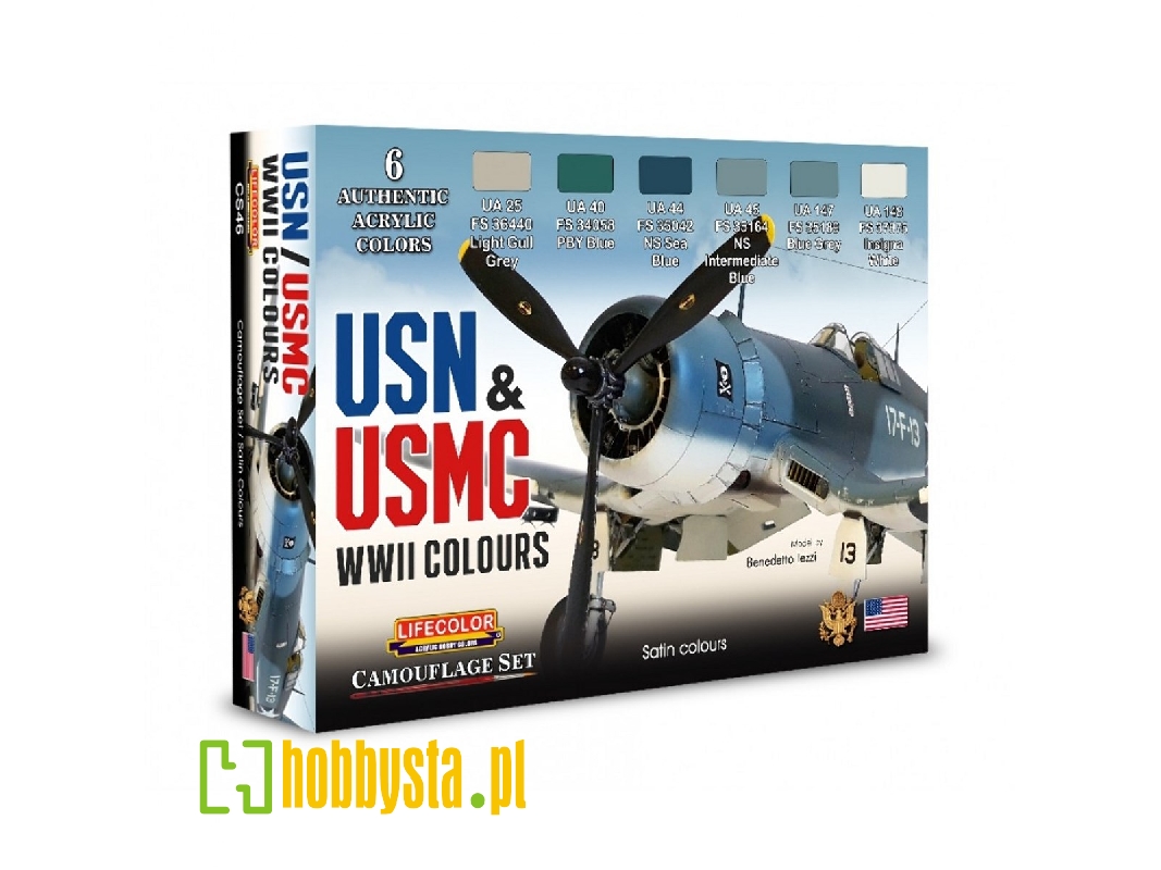Cs46 - Us Navy & Usmc Wwii Aircrafts Colors - zdjęcie 1