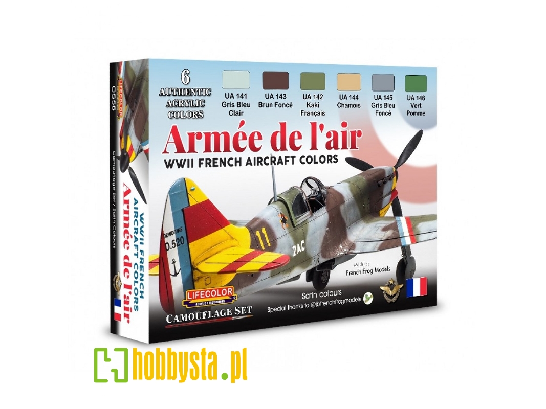 Cs56 - Armee De L'air Wwii - French Aircraft Colors - zdjęcie 1