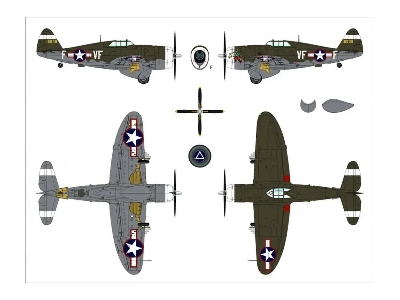 Republic P-47 C Thunderbolt With Ferry Tank - zdjęcie 3