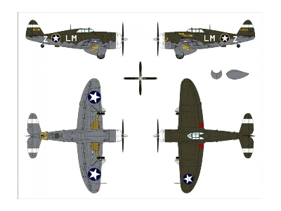 Republic P-47 C Thunderbolt With Ferry Tank - zdjęcie 4