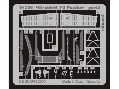  T-2 Panther 1/48 - Hasegawa - blaszki - zdjęcie 4