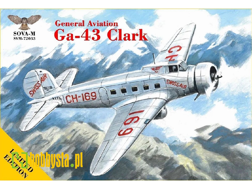 General Aviation Ga-43 Clark Swiss Air - zdjęcie 1