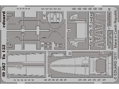  Ta 152 S. A. 1/48 - Hobby Boss - blaszki - zdjęcie 3