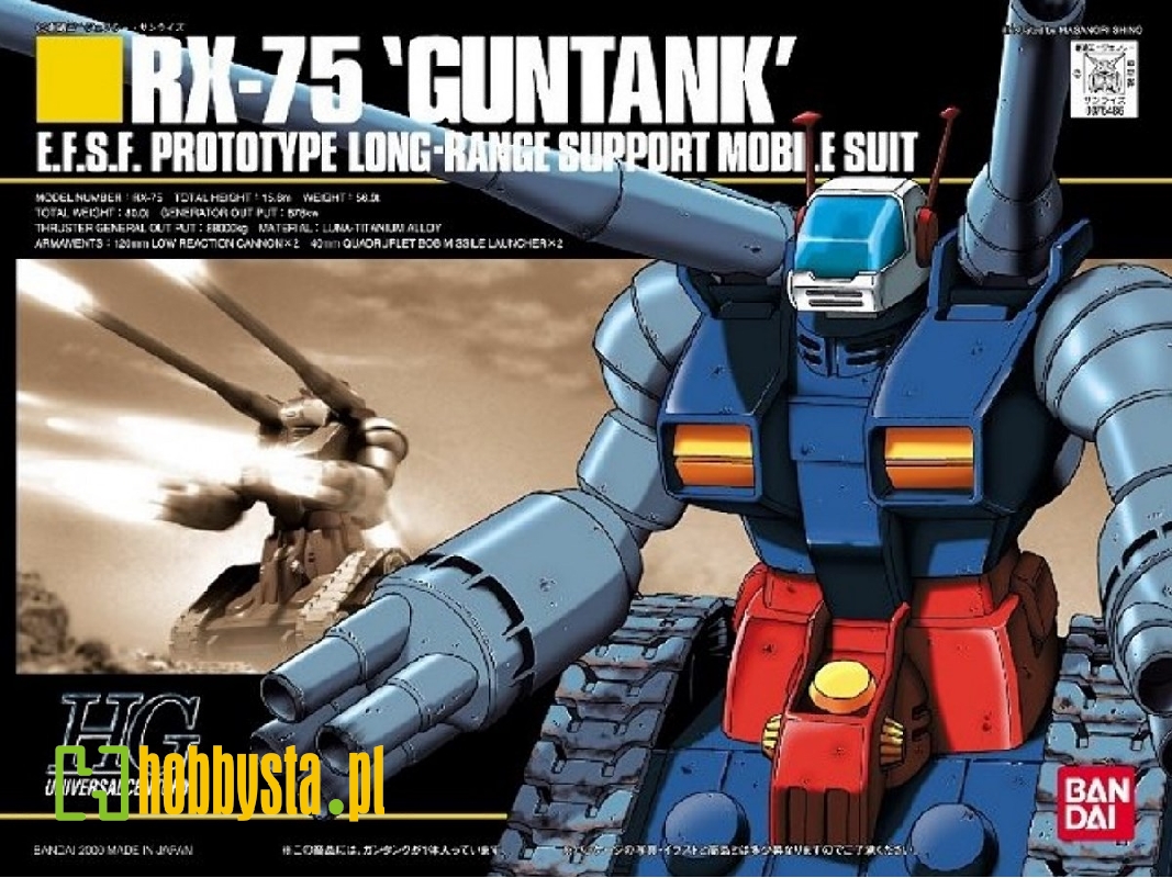 Rx-75 'guntank' - zdjęcie 1 Rx-75 'guntank' - zdjęcie 1