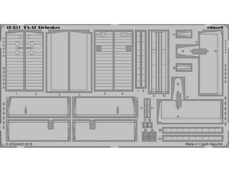  TA-4J Airbrakes 1/48 - Hasegawa - blaszki - zdjęcie 1