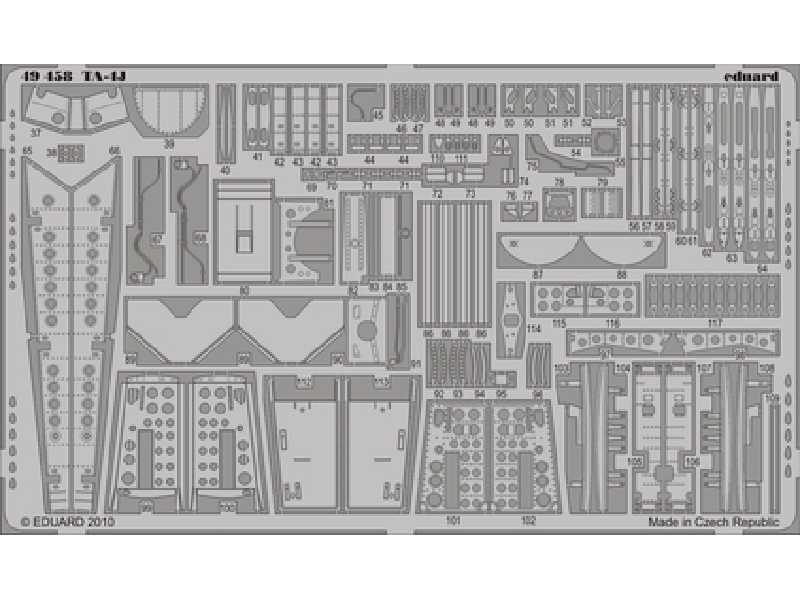  TA-4J S. A. 1/48 - Hasegawa - blaszki - zdjęcie 1