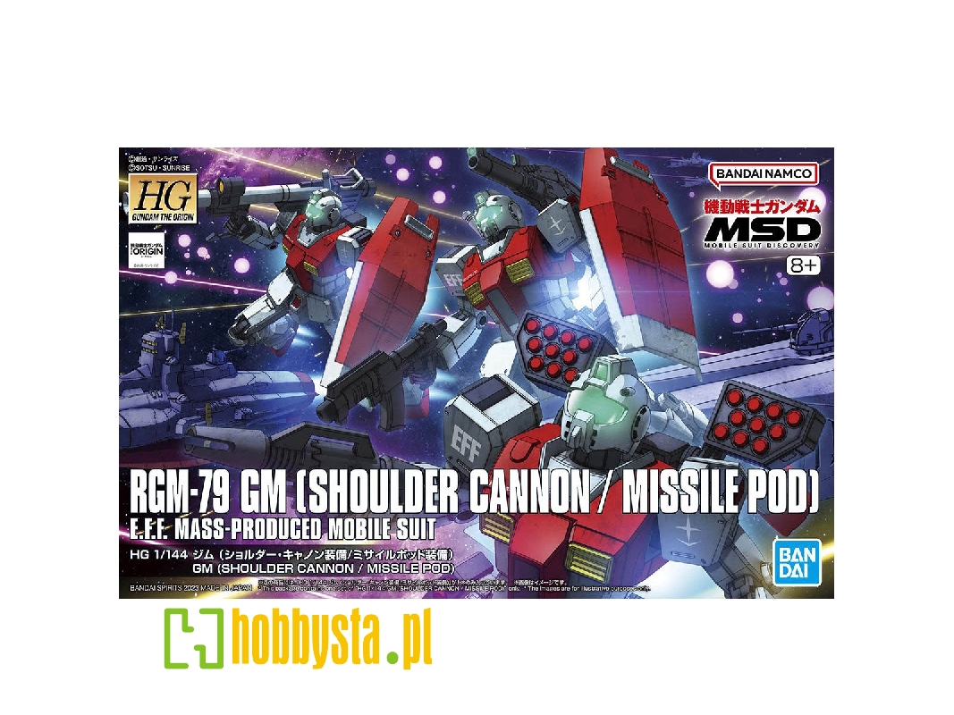 Rgm-79 Gm (Shoulder Cannon / Missile Pod) - zdjęcie 1 Rgm-79 Gm (Shoulder Cannon / Missile Pod) - zdjęcie 1