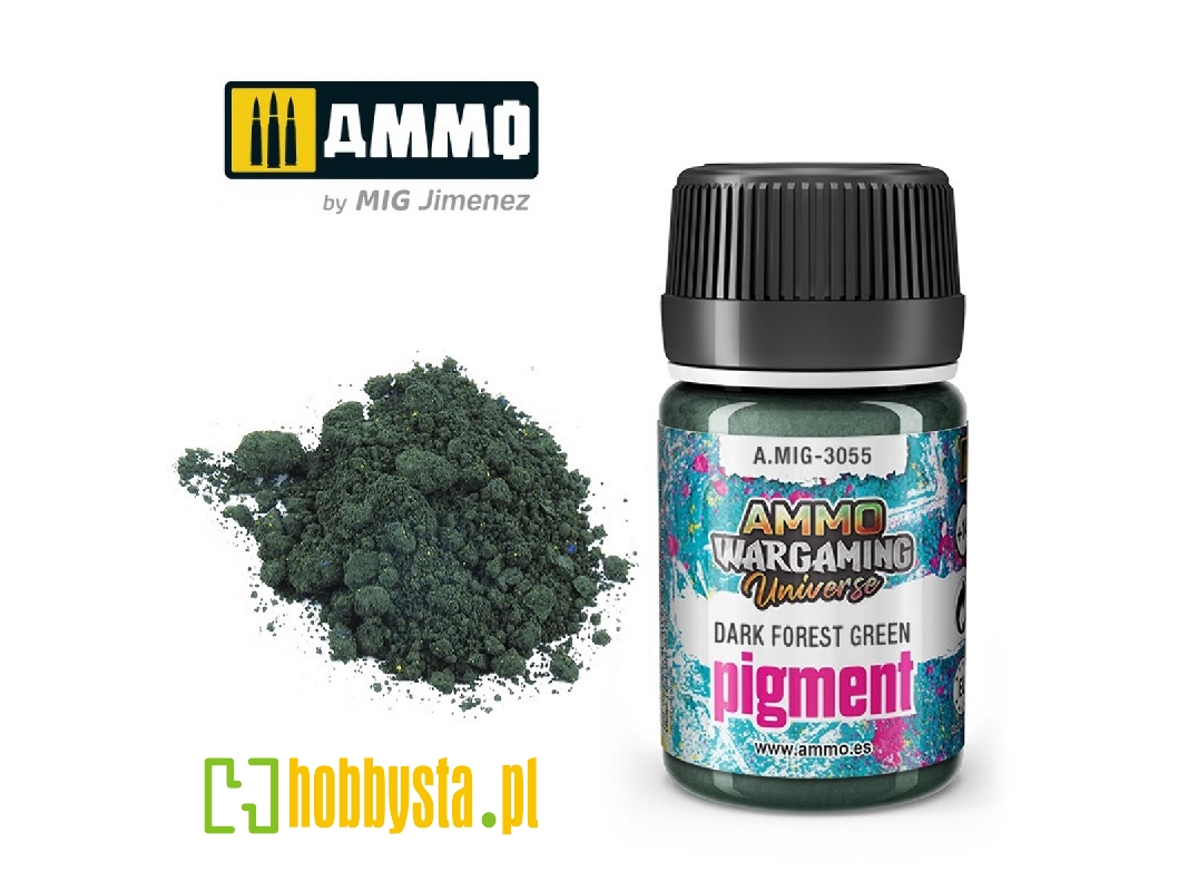 3055 Dark Forest Green Pigment - zdjęcie 1 3055 Dark Forest Green Pigment - zdjęcie 1