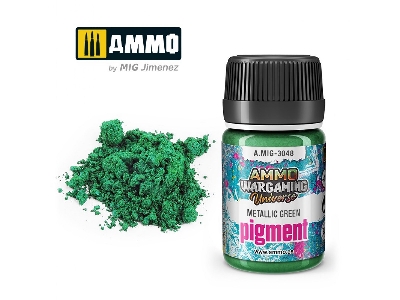 3048 Metallic Green Pigment - zdjęcie 1