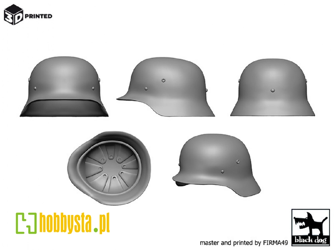 German Helmet M35/40 (2 Pcs) - zdjęcie 1 German Helmet M35/40 (2 Pcs) - zdjęcie 1