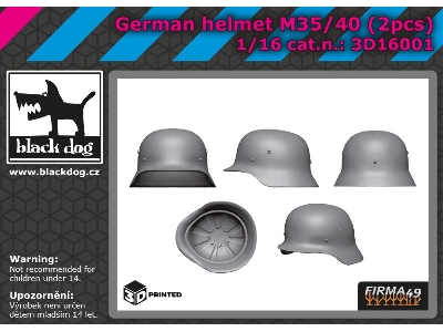 German Helmet M35/40 (2 Pcs) - zdjęcie 2